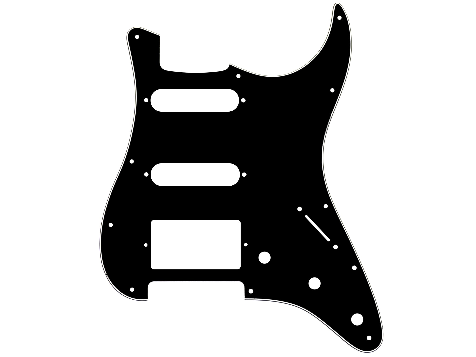HSS-Schlagbrett für Strat® (Modern 11 Hole)
