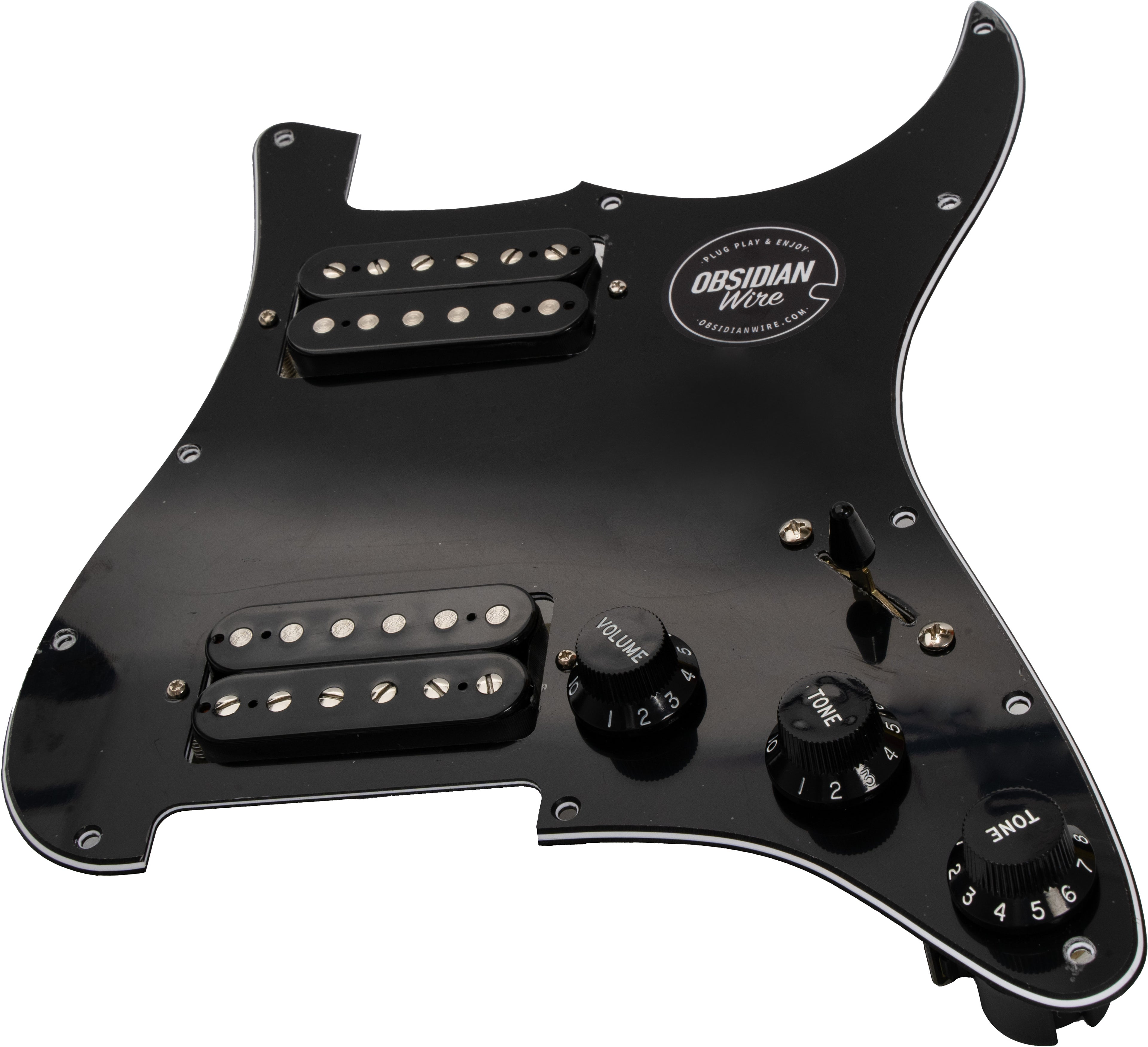 Custom Shop : Pickguard chargé HSS pour Strat®