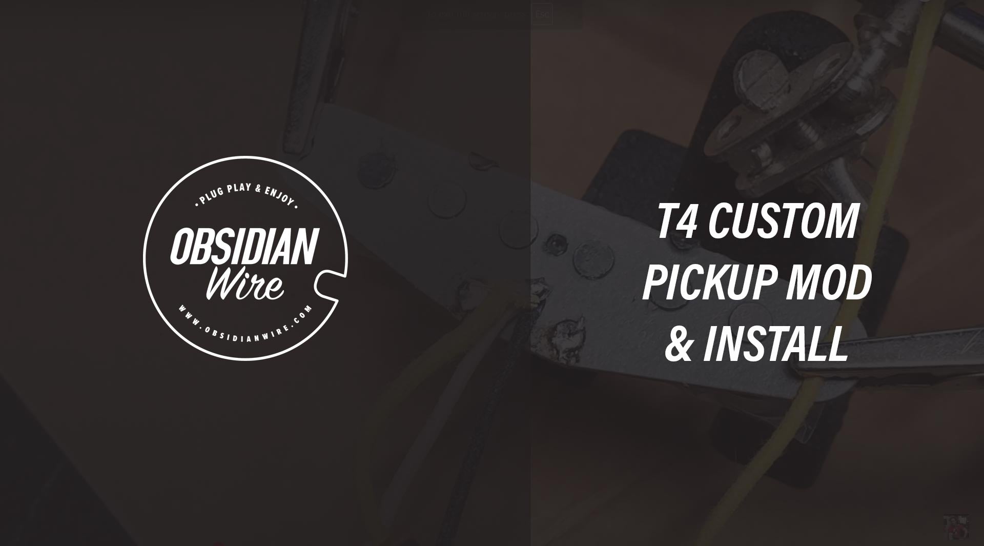 Laden Sie das Video: A demo of how to install a separate ground wire to the cover of your telecaster neck pickup. This mod is required for 4-way wiring.